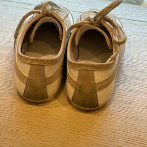 Dries Van Noten Tan and White Kids Sneakers